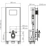 Система инсталляции для унитазов 66TLT.010.ME.BL.BN02 GLAN 66TLT.010.ME.BL.BN02